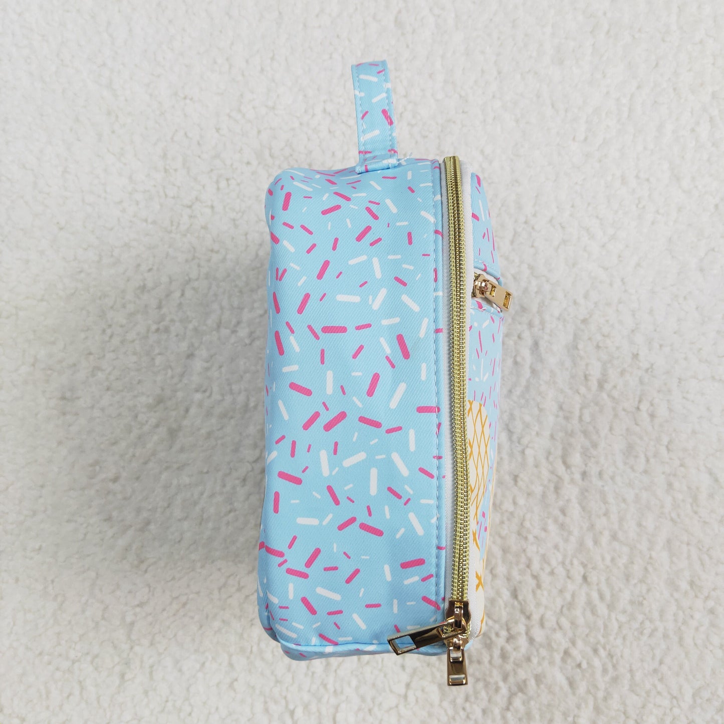 USA Shop Baby Kids Sprinkles Drip School Blue Lunch Box