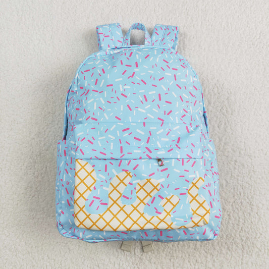 USA Shop Baby Kids Blue Drip Sprinkles School Backpack Bag