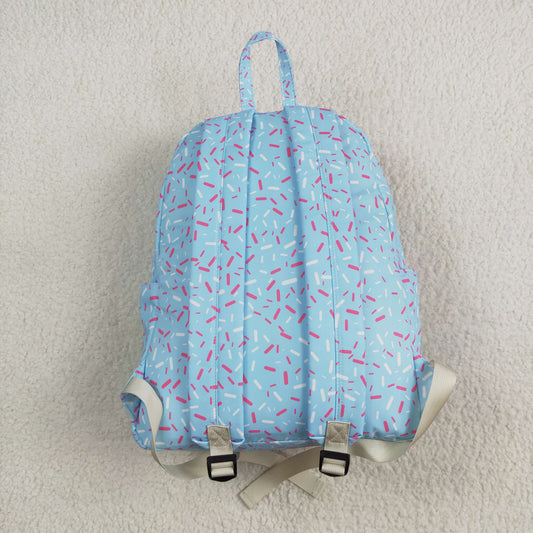 USA Shop Baby Kids Blue Drip Sprinkles School Backpack Bag