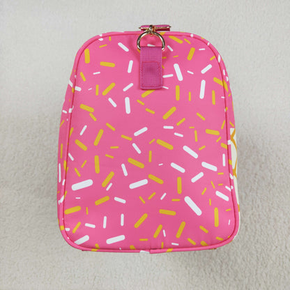 USA Shop Sprinkles Drip Pink Duffle Gym Travel Bag