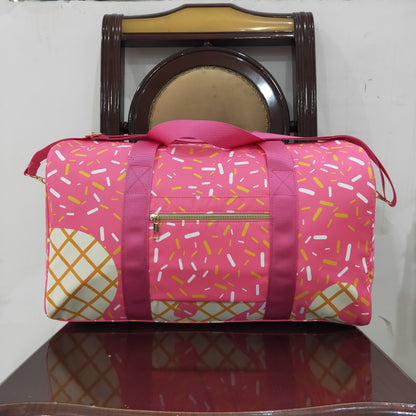 USA Shop Sprinkles Drip Pink Duffle Gym Travel Bag