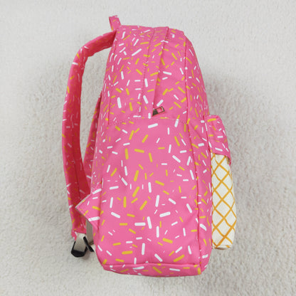 USA Shop Baby Girls Sprinkles Drip School Backpack Pink Bag