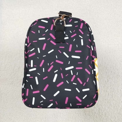 USA Shop Black Sprinkles Drip Travel Gym Bag