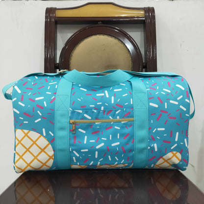 USA Shop Blue Sprinkles Drip Travel Gym Bag