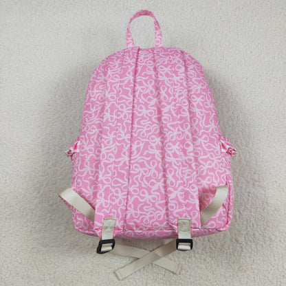 USA Shop Baby Girls Pink Bows School Backpack Ruffle Bag