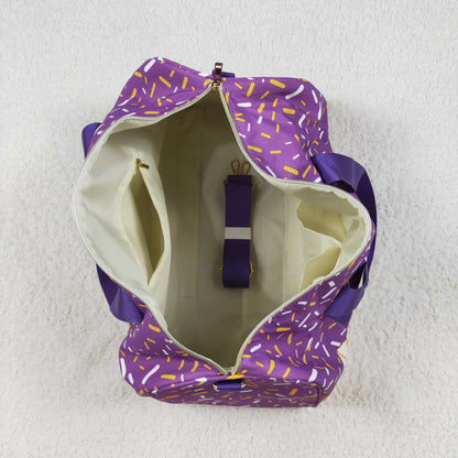 USA Shop Purple Drip Sprinkles Travel Gym Bag
