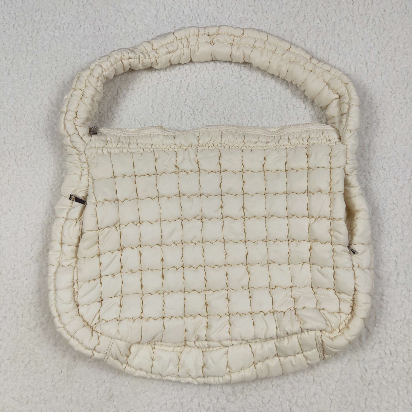 USA Shop White Soft Handbags Zipper Bag