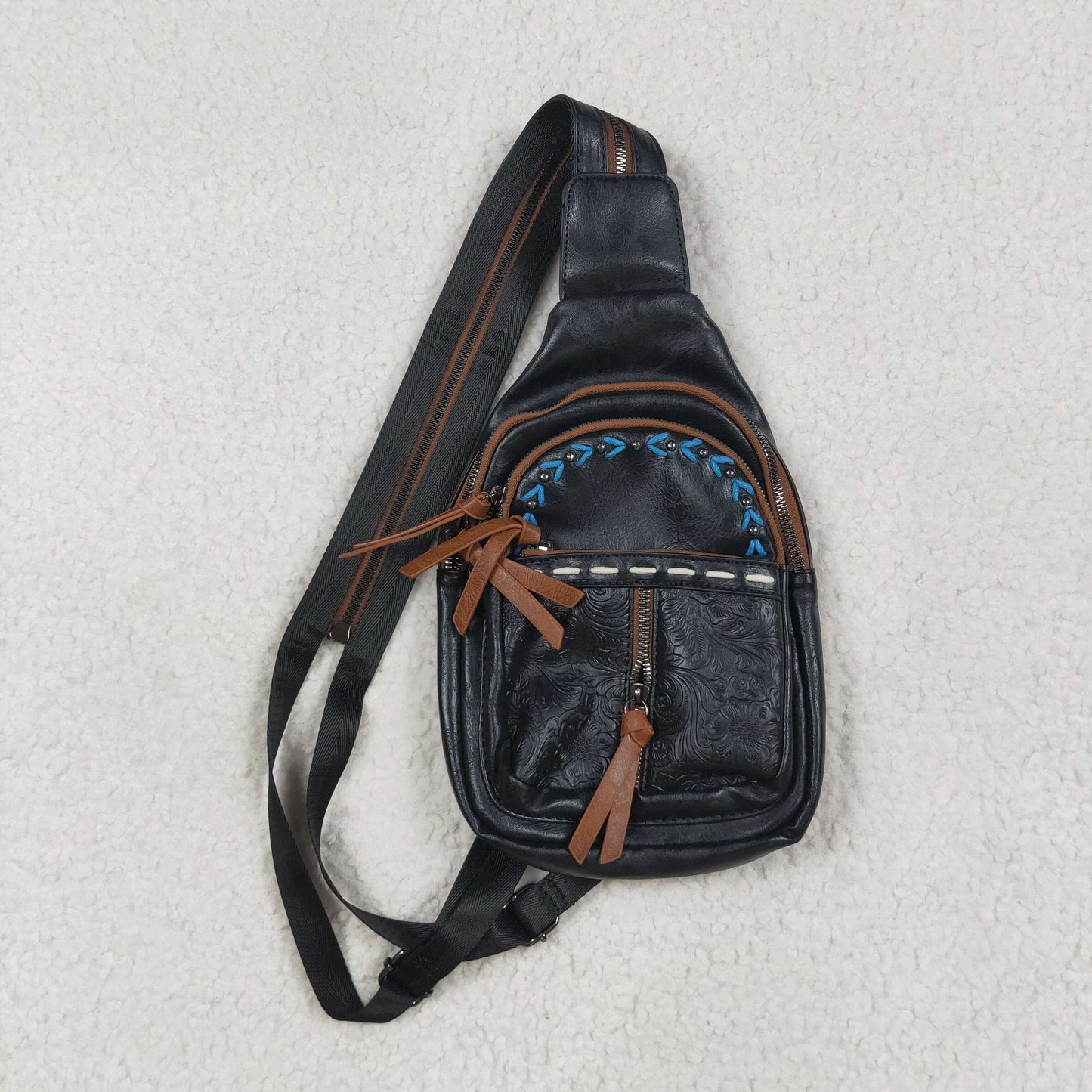 USA Shop Western Cowhide Handbags Crossbody Tassel Bag