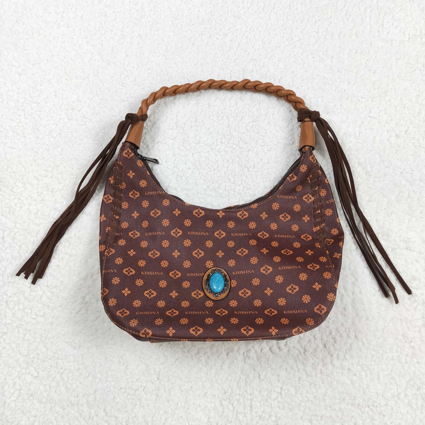 USA Shop Turquoise Handbags Tassel Brown Bag