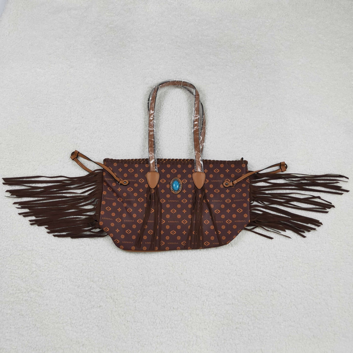 USA Shop Turquoise Handbag Brown Tassel Bag