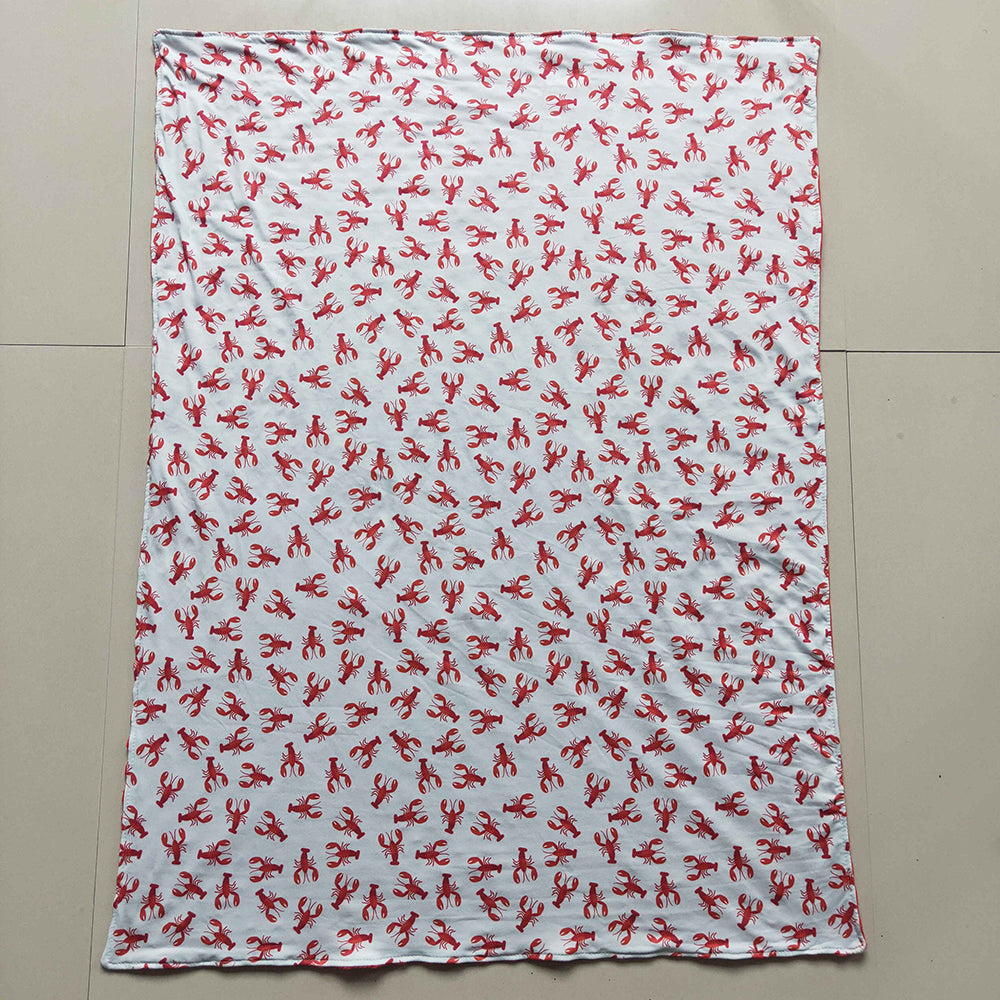 USA Shop Baby Kids Crayfish Red Blanket