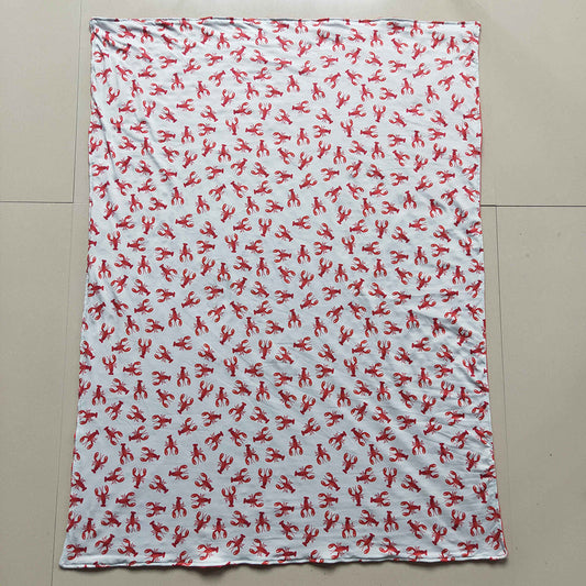 USA Shop Baby Kids Crayfish Red Blanket