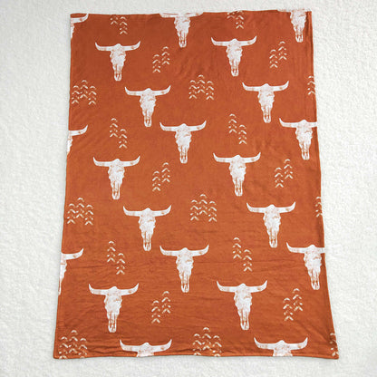 USA Shop Baby Kids Western Cow Minky Blanket