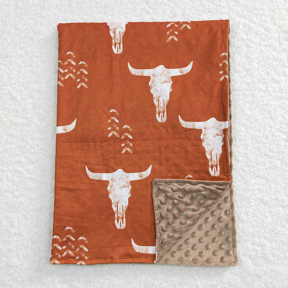 USA Shop Baby Kids Western Cow Minky Blanket