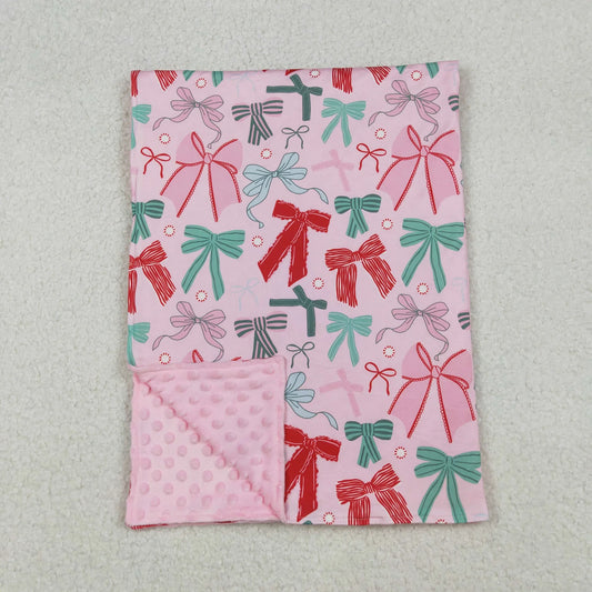 USA Shop Baby Girls Kids Bows Christmas Blanket