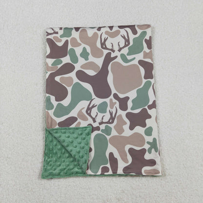 USA Shop Baby Kids Deer Camo Minky Blanket