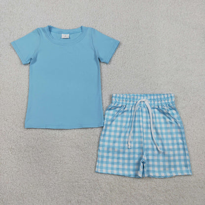 RTS Sibling Baby Boys Kids Short Sleeves Shirts Pockets Shorts Summer Sets Clothes