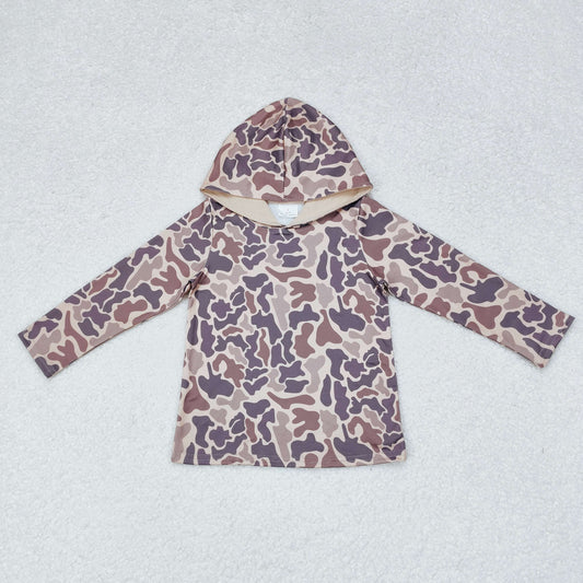 USA Shop Baby Boys Kids Long Sleeves Camo Hoodie Pullover Shirt
