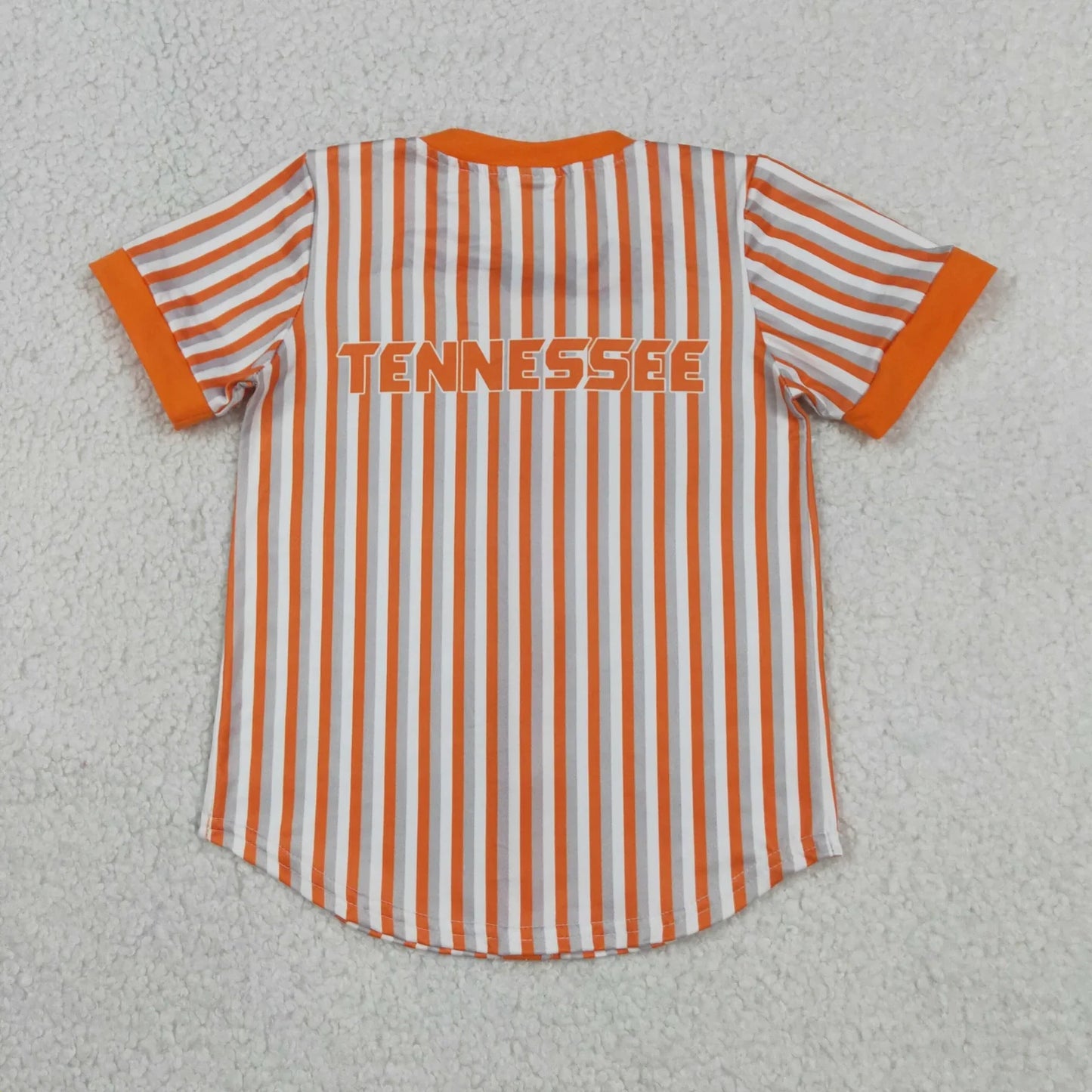 Sibling Baby Boy Kids Short Sleeves Stripes Buttons Shirts Team Tops Clothes