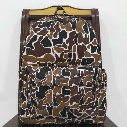 USA Shop Baby Boys Kids Brown Camo Backpack Bag