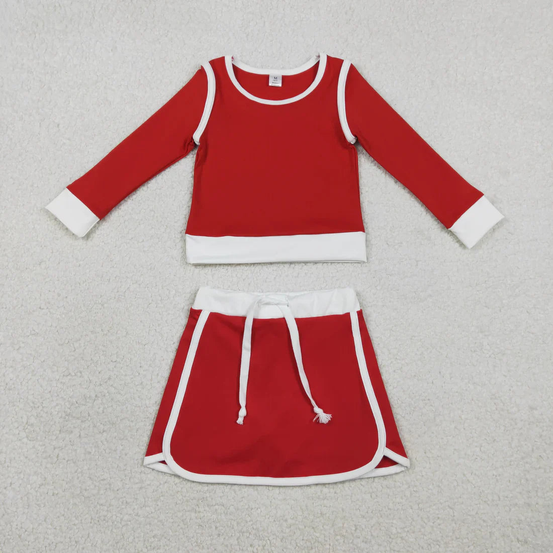 RTS Sibling Baby Girls Kids Long Sleeve Shirts Skirts Shorts Yoga Clothes Sets