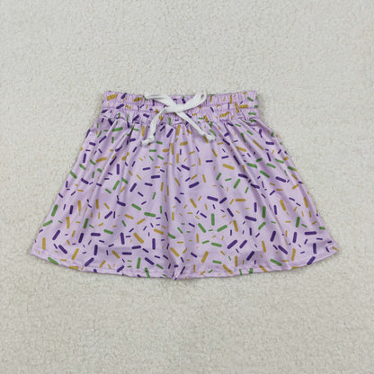 Sibling Baby Boys Girls Sprinkles Drips Hoodie Shirt Shorts Skirts Lavender Clothes