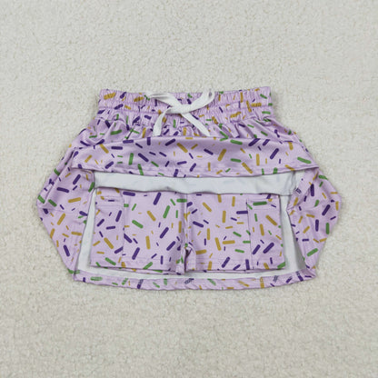 Sibling Baby Boys Girls Sprinkles Drips Hoodie Shirt Shorts Skirts Lavender Clothes
