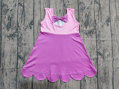Preorder Baby Girl Pink Sleeveless Knee Length Princess Dress