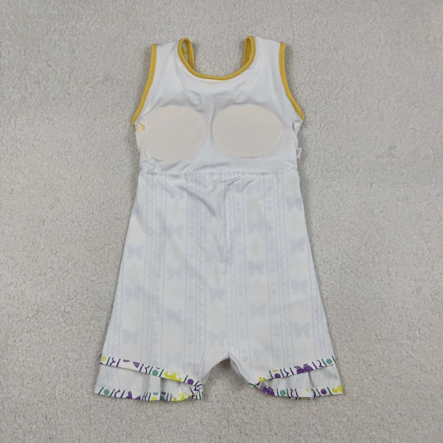 Sibling Baby Girls Kids Mardi Gras Anchors Bows Skort Yoga Active Dress Zipper Set