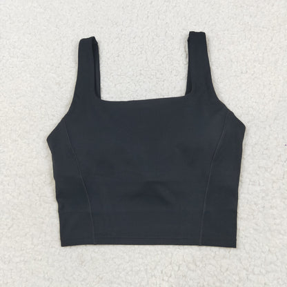 USA Shop Adult Women Sleeveless Black Yoga Active Vest Tops Clothes