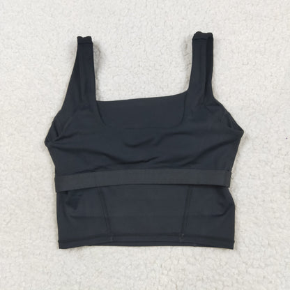USA Shop Adult Women Sleeveless Black Yoga Active Vest Tops Clothes