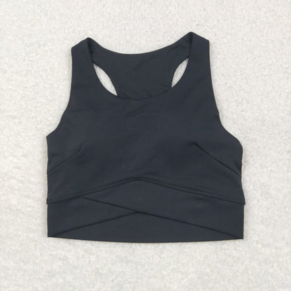 USA Shop Adult Women Sleeveless Yoga Active Black Vest Tops Clothes