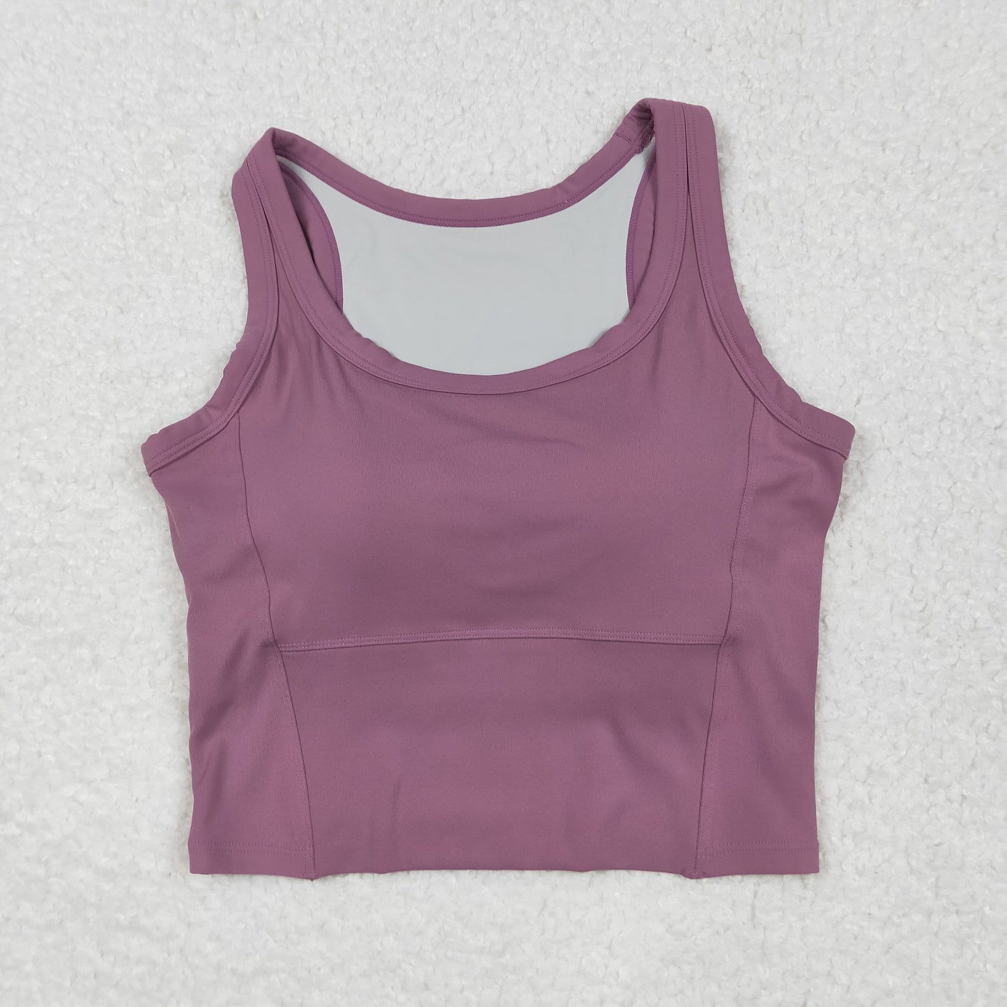 USA Shop Adult Women Sleeveless Yoga Active Purple Shirt Tops Clothes