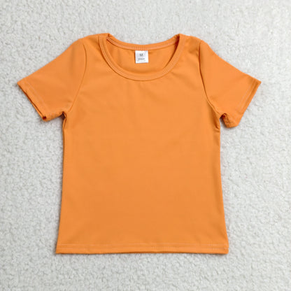 Sibling Baby Girls Kids Short Sleeves Shirts Yoga Active Pullovers Clothes