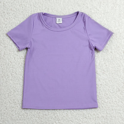 Sibling Baby Girls Kids Short Sleeves Shirts Yoga Active Pullovers Clothes