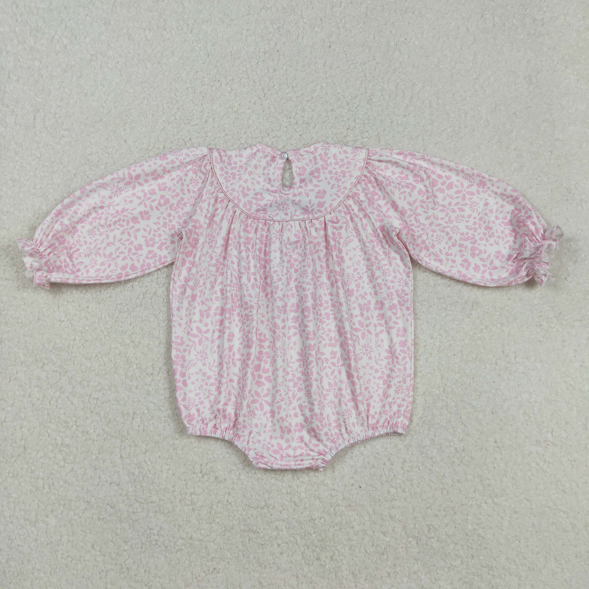 USA Shop Baby Girls Long Sleeves Plaid Smocked Embroidery turkey Thanksgiving Romper