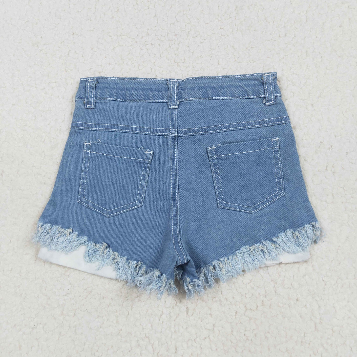 USA Shop Baby Girls Kids Stars Stripes 4th of July Denim Shorts Bottom