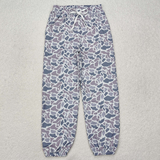 USA Shop Adult Women Grey Camo Pockets Joggers Pants Clothes