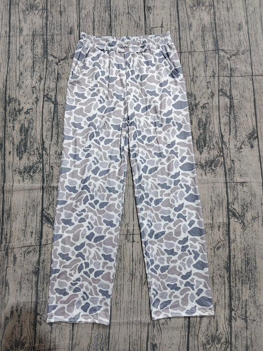 Preorder Adult Women Pockets Pants Southern Grey Camo Bottom