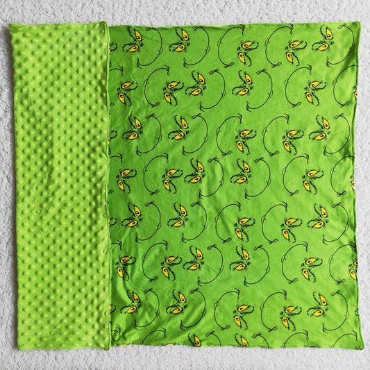 USA Shop Baby Kids Children Christmas Green Face Blanket