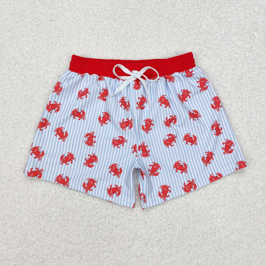 USA Shop Baby Boys Crabs Blue Stripes Shorts Swimming Trunks Bottoms Clothes