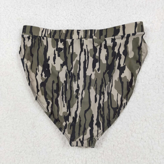 USA Shop Adult Women Olive Camo Bummie Shorts Swimsuit Bottoms Clothes