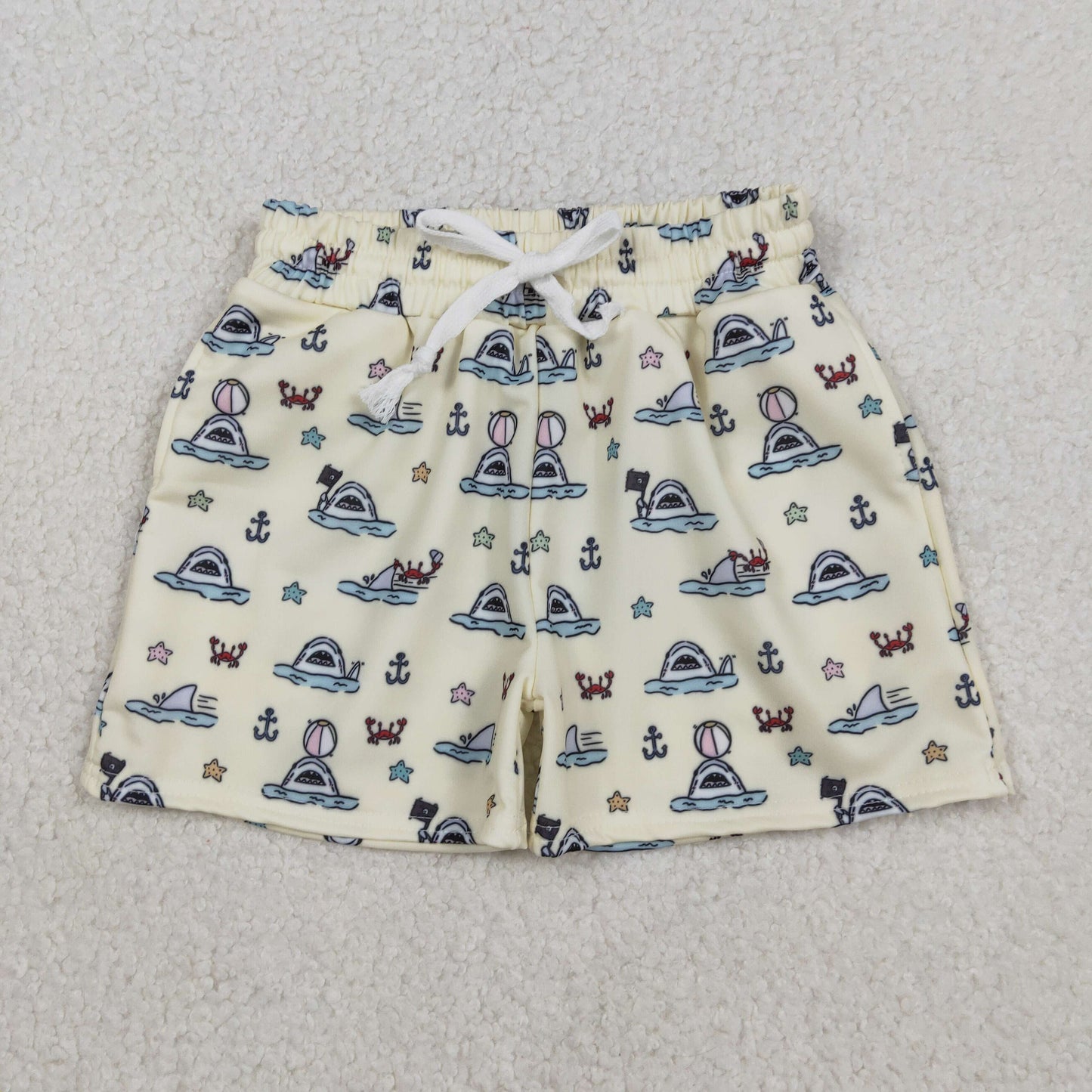 Sibling Baby Boys Kids Toddler Swim Trunks Shorts Pockets Swimwear
