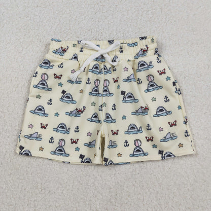 Sibling Baby Boys Kids Toddler Swim Trunks Shorts Pockets Swimwear