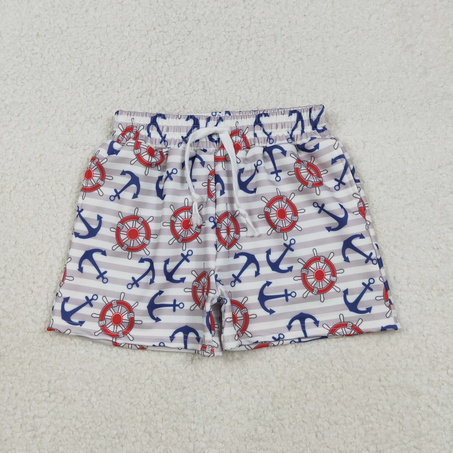 Sibling Baby Boys Kids Toddler Swim Trunks Shorts Pockets Swimwear