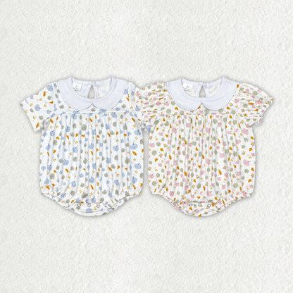 Baby Boy Girl Infant Pumpkin Fall Sibling Romper