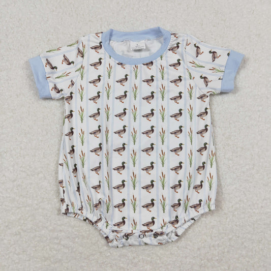 USA Shop Baby Boys Infant Short Sleeves Ducks Bubble Romper