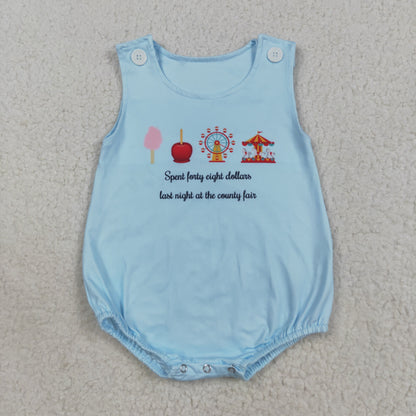 RTS Sibling Baby Boys Kids Short Sleeves Blue Shirt Red Plaid Shorts Set Bubble Romper
