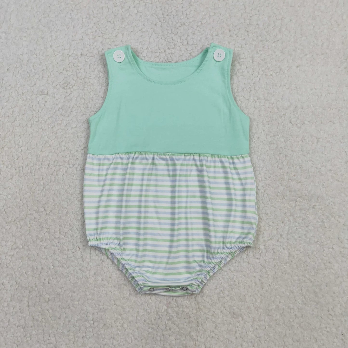 RTS Sibling Baby Girls Sleeveless Stripes Tops Shorts Set Romper Summer Clothes