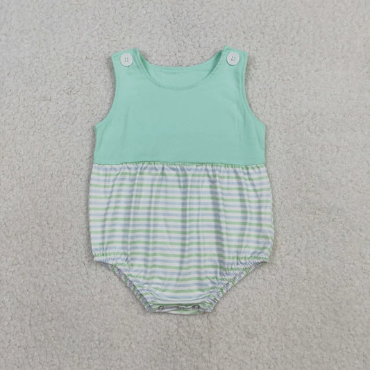 RTS Sibling Baby Girls Sleeveless Stripes Tops Shorts Set Romper Summer Clothes